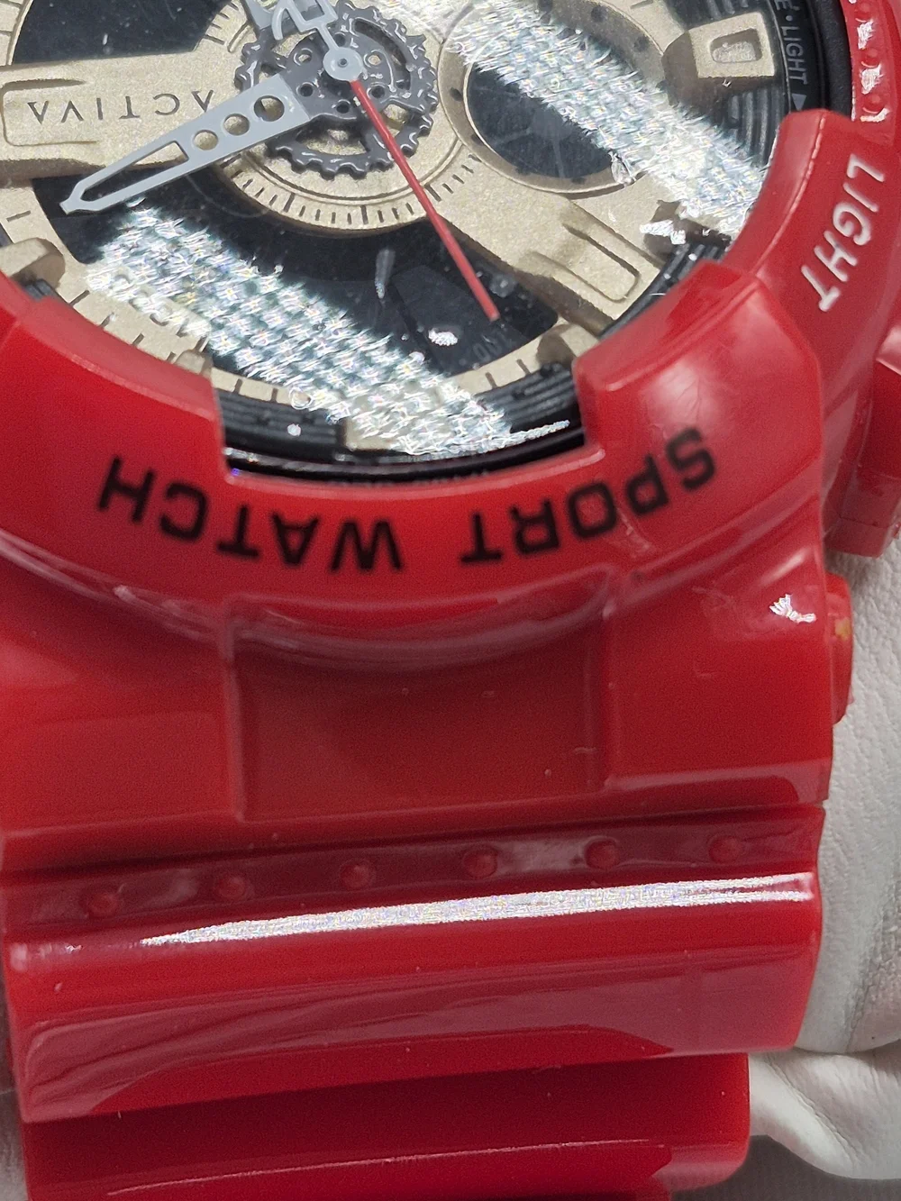 Ativa Men's Red Sport Watch - Bold Analog-Digital Design